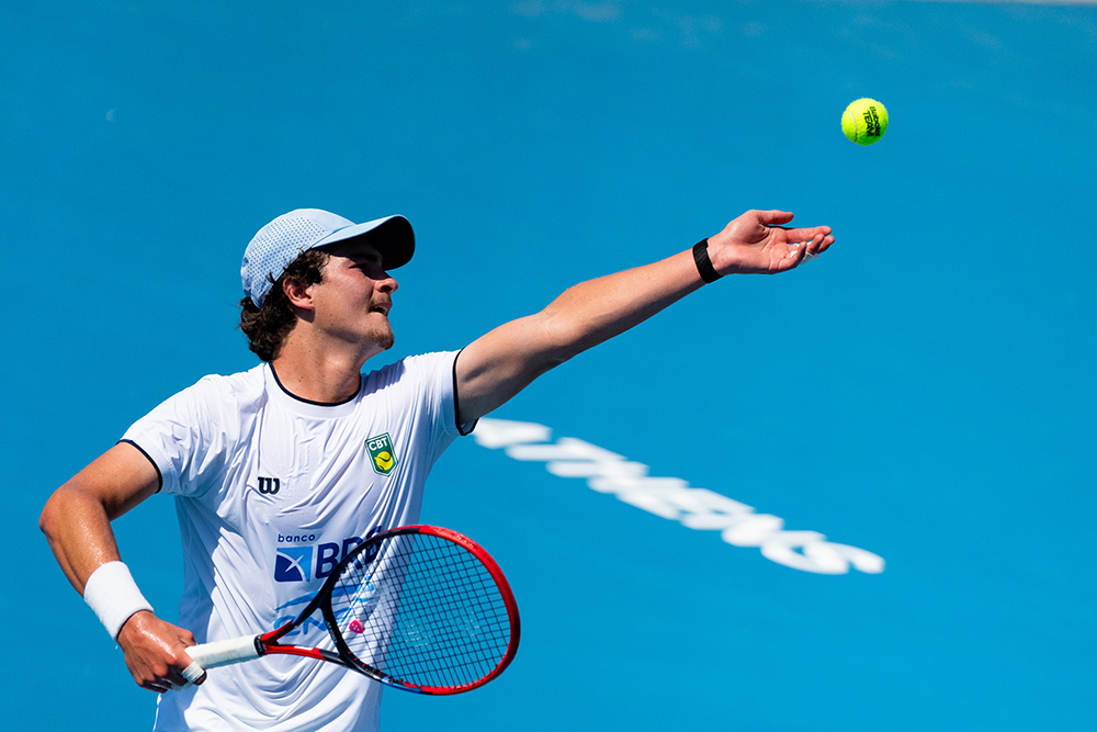 Time Brasil BRB realiza primeiro treino para duelo contra Grécia pela Copa Davis